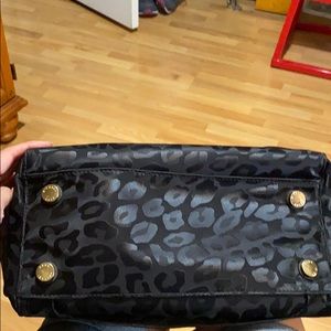 Michael Kors Purse Black Leopard print